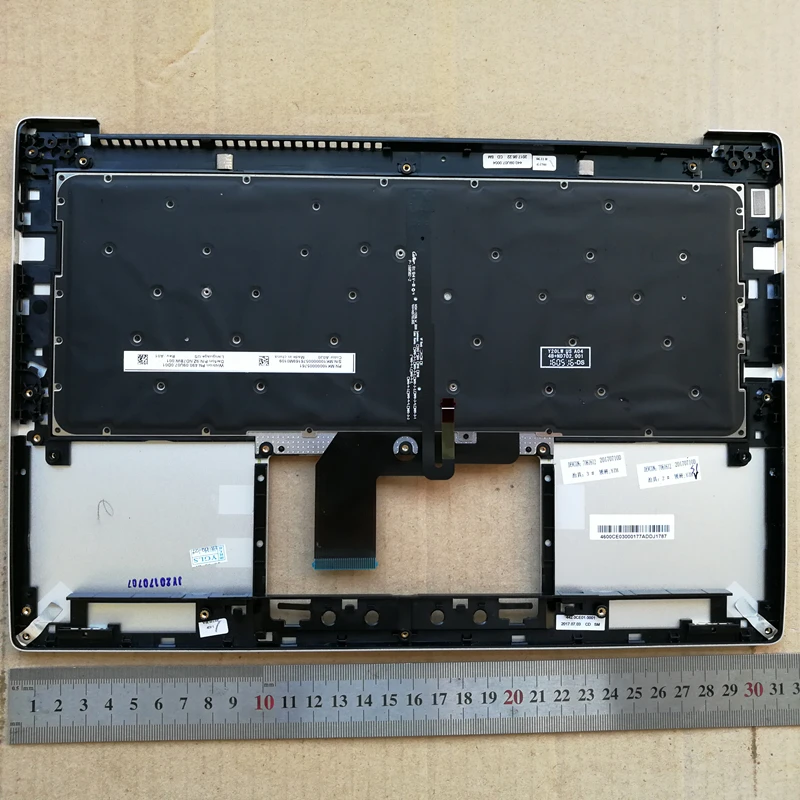 США с подсветкой новая клавиатура для ноутбука с сенсорной панелью для Xiaomi Air 13," серебристый