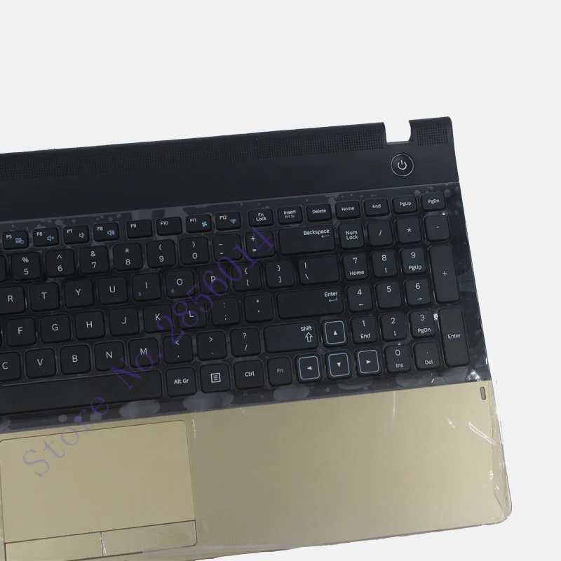 США для samsung NP300E5A NP305E5C NP300e5x NP305E5A 300E5A 300E5C 300e5x 300E5Z US клавиатура для ноутбука с золотом и Упор для рук крышка