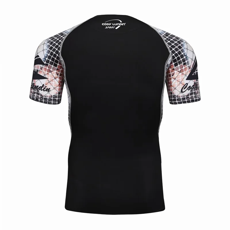 Зверь 3D принты компрессионная рубашка для мужчин базовый слой с длинными рукавами тепловой под ММА Рашгард колготки для новорождённых кожи мужская футболка Коди Лундин