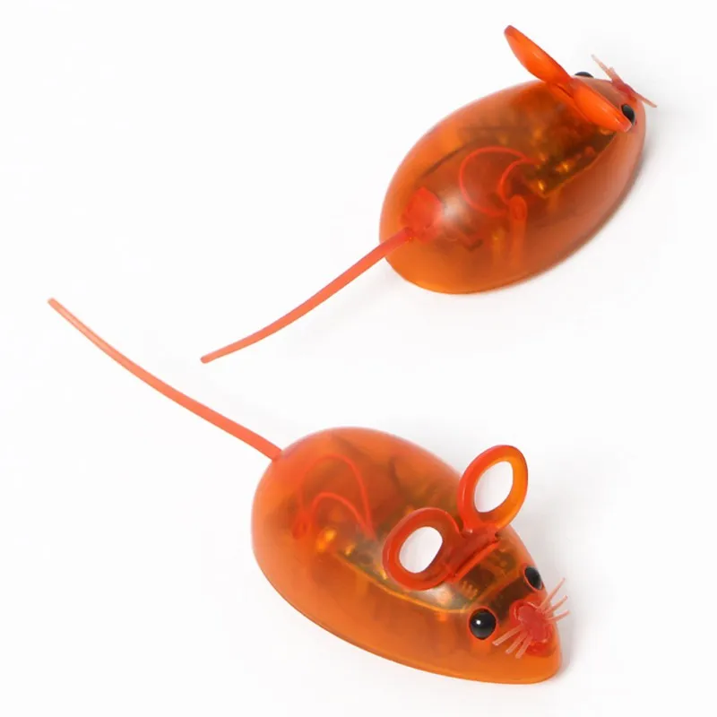 Battery Operated Cat Toy Electric Fast Moving Toy Wireless Rat Mouse Toy For Cat Dog Pet Funny Gift Drop shipping