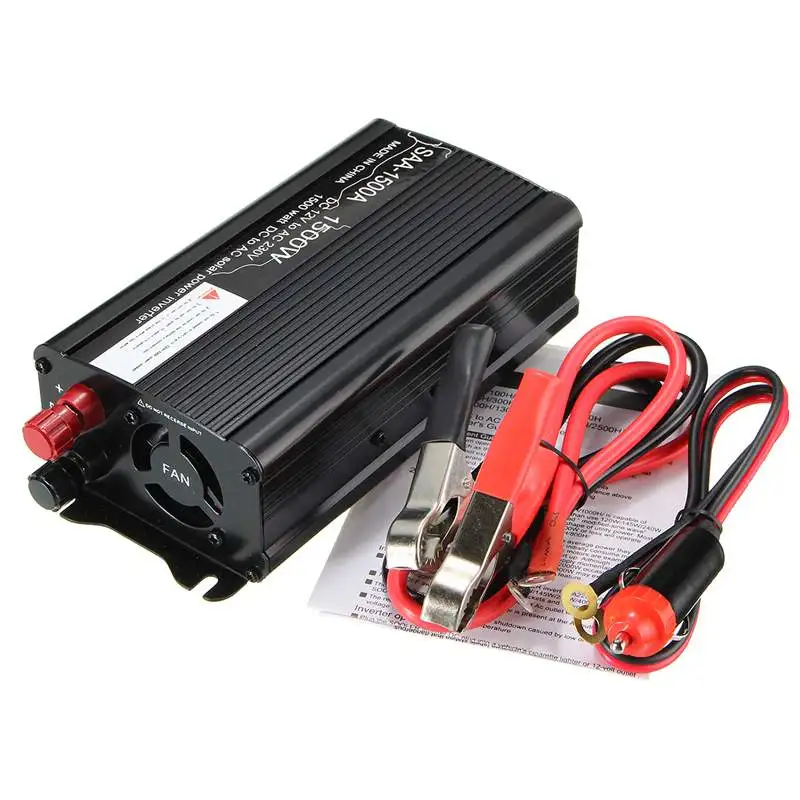 Инвертор 600/1000/2000/3000W пики 12V 220 В Модифицированная синус волна Напряжение трансформатор Мощность преобразователь автомобильное зарядное устройство USB