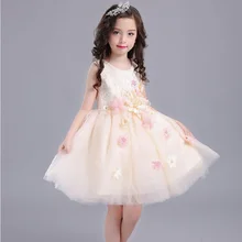 Summer 2017 New Girl Dress Baby Princess Dresses Flower Girls Dresses For Party And Wedding Kids children Clothing 4 6 8 10 year 2017 baby girl dress children kids dresses for girls 3 4 5 6 7 8 year birthday outfits dresses girls evening party formal wear