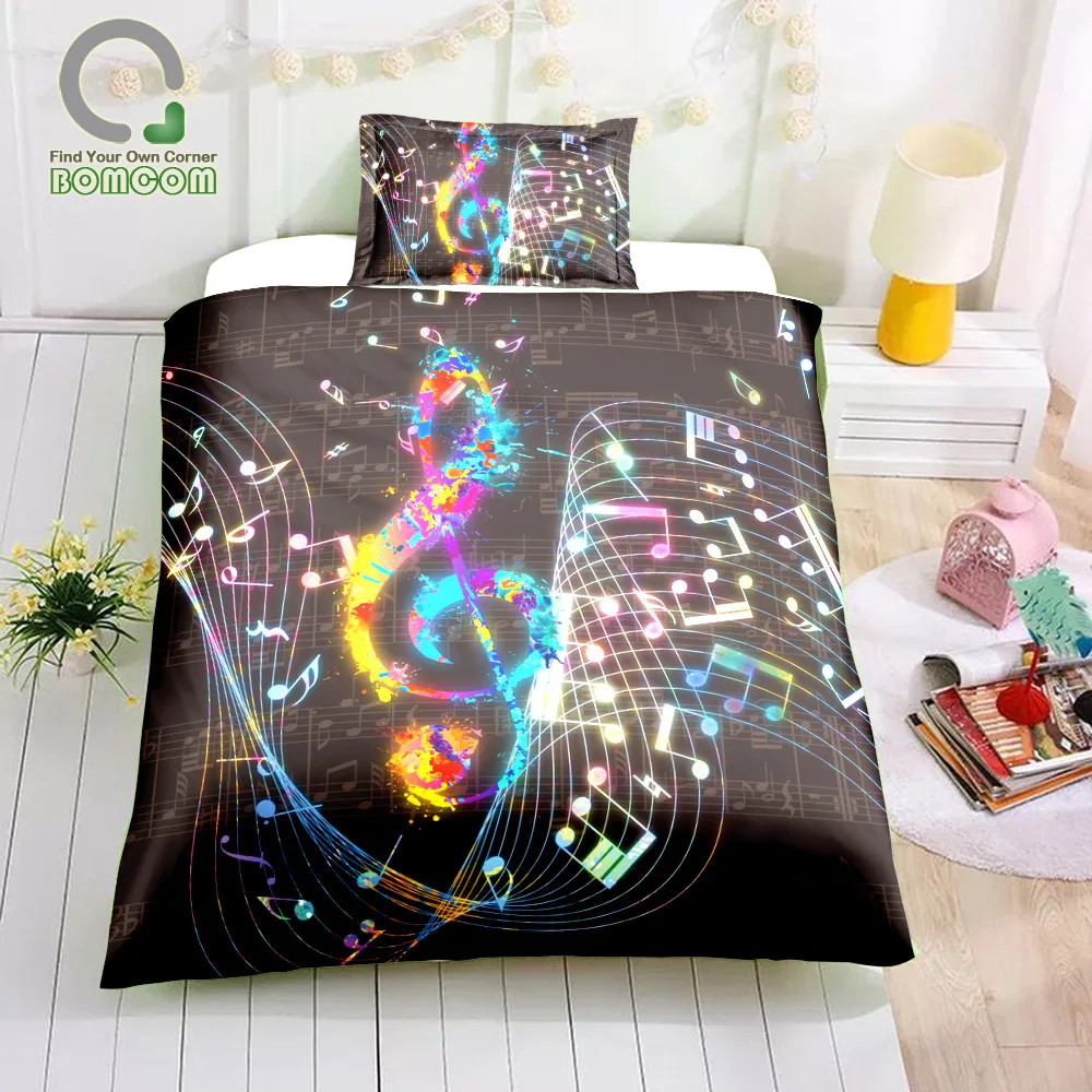 Music Themed Bedding Set » Music Note Gifts