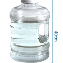 Dani Zhang 15L Пищевой ПК материал ручной пластиковый минеральный ведра для воды на открытом воздухе питьевой ведро имеет кран 26,5x40 см