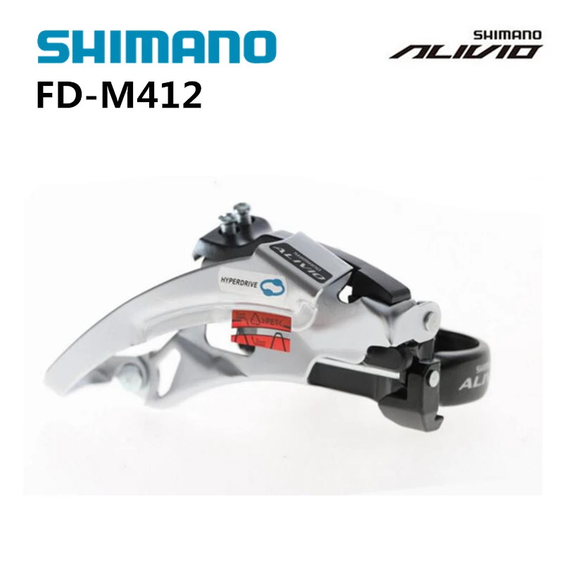 Shimano Alivio FD-M412//M413 top swing bicycle front derailleur