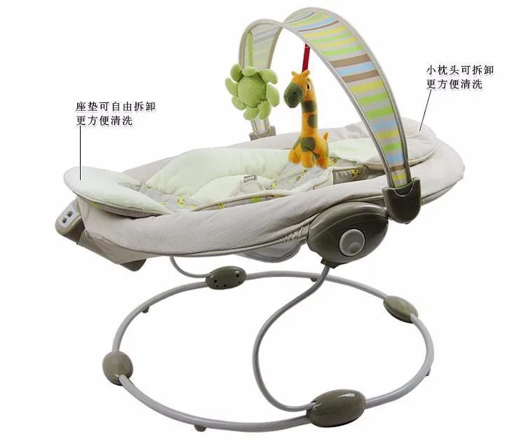 Постельное для колыбели Функциональная электрическая детская кроватка mesedora para bebe Детская шезлонг Электрическое Кресло-Качалка детское гнездо CE SGS 70*55*37 см