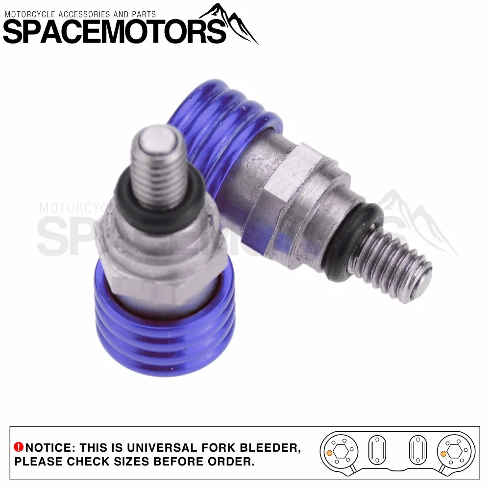 Forcella aria moto scarico pressione M5 0.8MM per Yamaha WR250F WR450F YZ250F YZ450F
