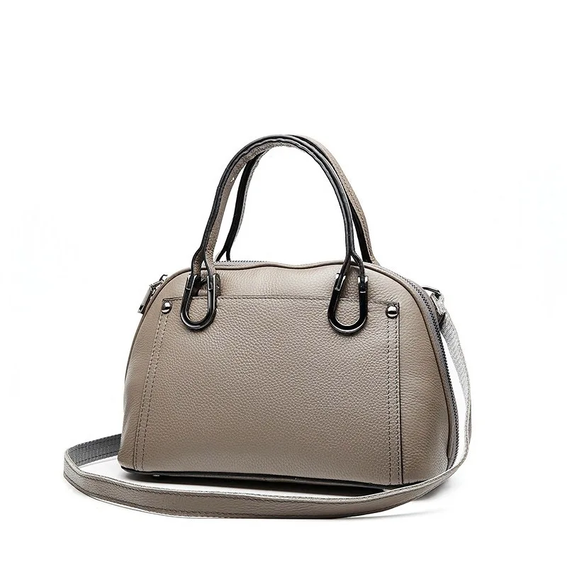 Shell shape design suture decoration designer women handbags high quality shoulder bags beautiful simple Genuine Leather bag