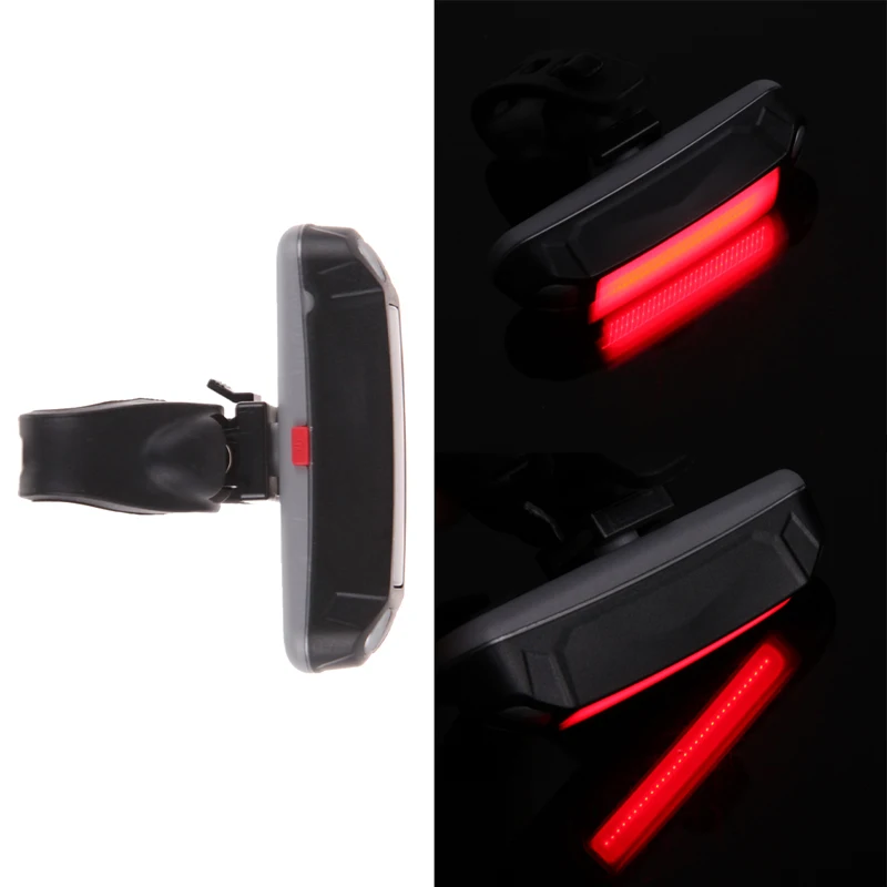 Best 100LM LED USB Rechargeable Head light Flashlight Bicycle Lights Bike Rear Tail Lamp Bicycle Accessories 2