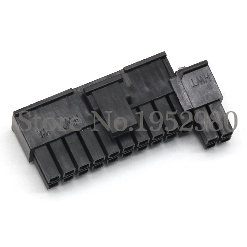 20 шт 4 2 мм шаг 5557 ATX PC разъем питания + 4Pin 24Pin Мужской Корпус черный|male power connector|housing