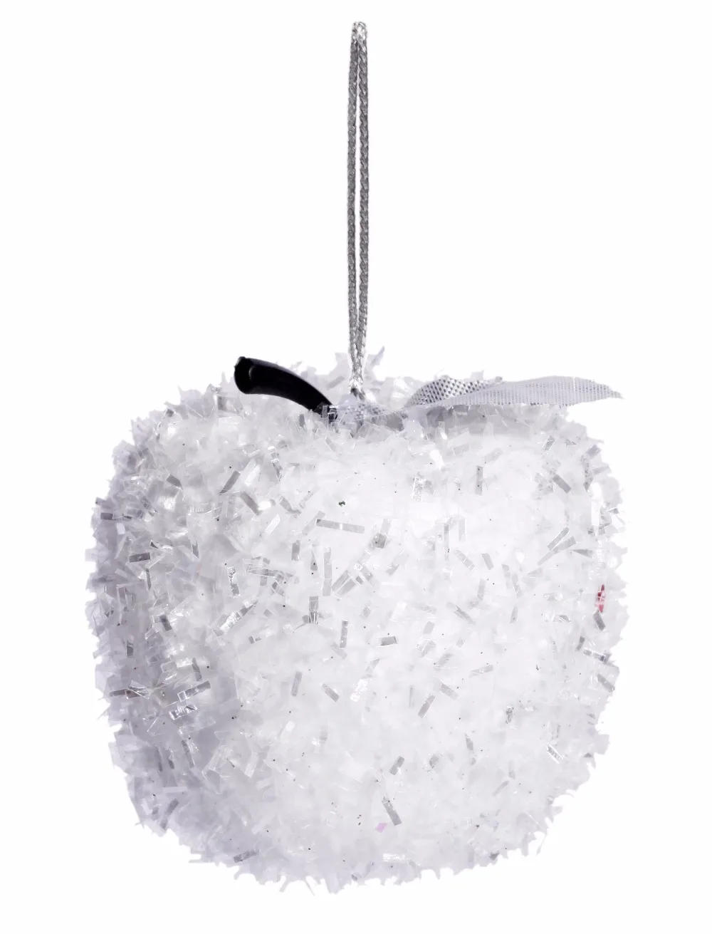 

Free Shipping Christmas Decoration, 60mm Christmas Ball/Ornament White Apple, 6/Pack