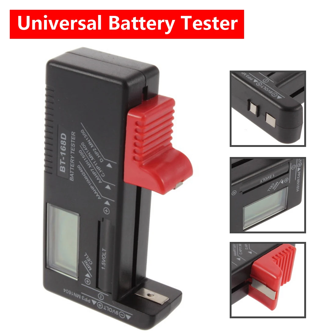 BT 168D Digital Battery Capacitance Diagnostic Tool Battery Tester LCD