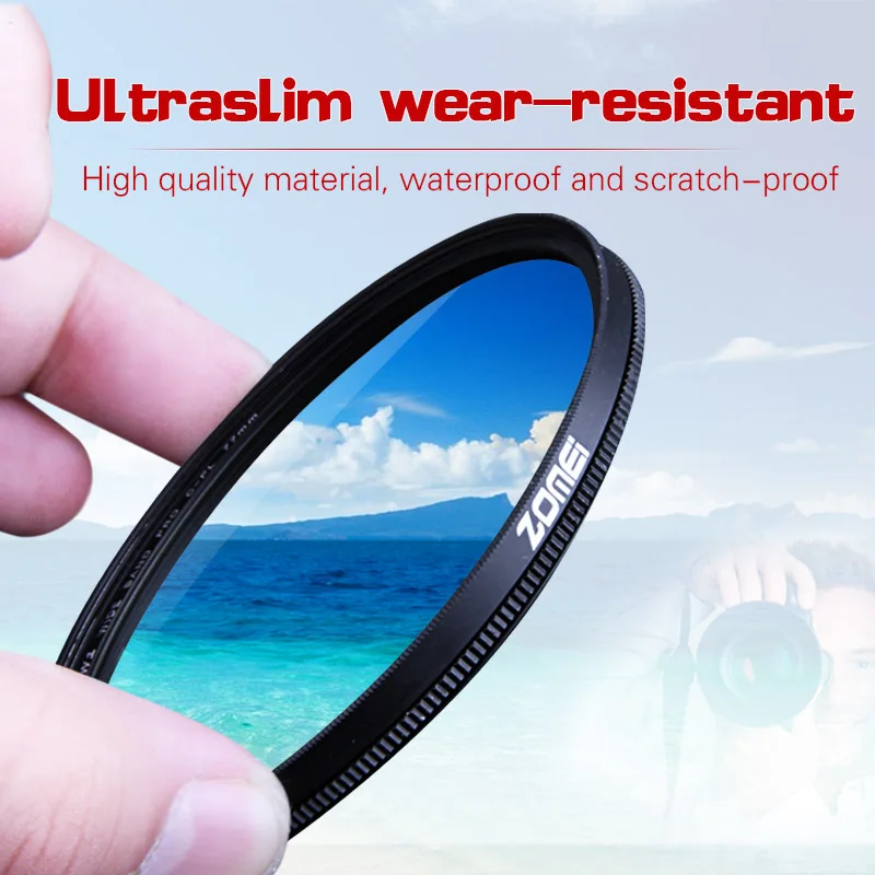 

Zomei 52mm CPL Circular Polarizer Polarizing Filter for Canon Nikon Sony Camera Lens 40.5/49/52/55/58/62/67/72/77/82mm