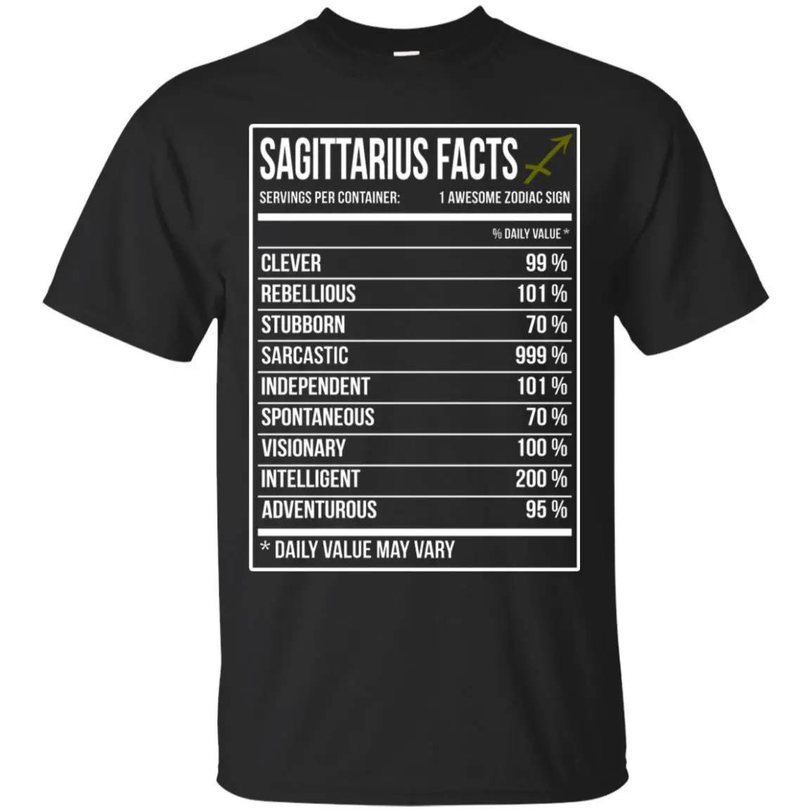 

Sagittarius Facts T-Shirt Nursing - Neck T-Shirt For Women, Man Short Size Cool Casual pride t shirt men Unisex Fashion