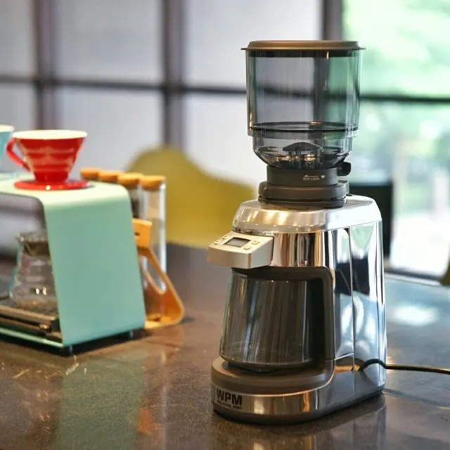 

New Welhome Pro Zd-17W commerical conical burr coffee grinder with scale/conical burr cafe grinder w high quality and original