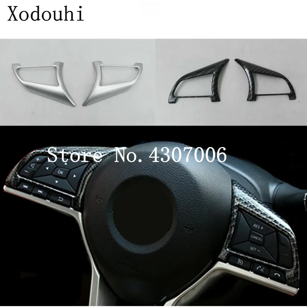 

Car styling stick Steering wheel button Interior Kit Trim frame lamp part For For Nissan X-trail xtrail T32/Rogue 2017 2018 2019