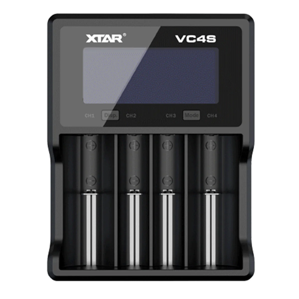 XTAR VC4S красочный VA ЖК-экран 3A зарядное устройство используется для IMR литий-ионная аккумуляторная батарея 18650/26650/10440/16340