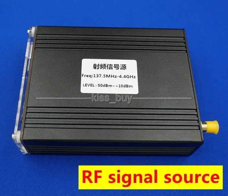 OLED цифровой дисплей ADF4351 35 МГц-4,4 ГГц генератор сигналов Частота RF источник сигнала+ dc 12 В мощность с usb портом