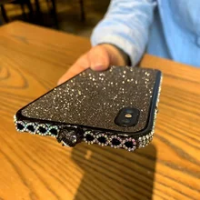 Роскошные Стразы, металлический бампер для iphone X, XS, 8, 7, 6, 6s Plus, защитный чехол для телефона, для Apple, блестящий чехол с алмазной рамкой