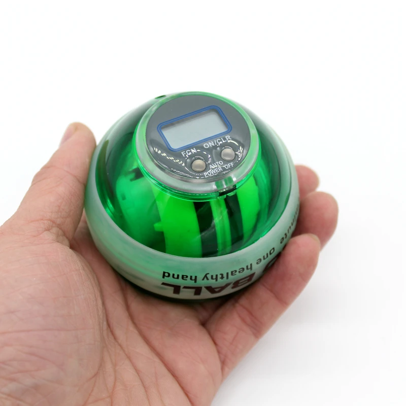 

New Design LED+Speed Counter Fully Automatic Gyroscope Gyro Wrist Arm Explosive Power Exercise Fitness Ball