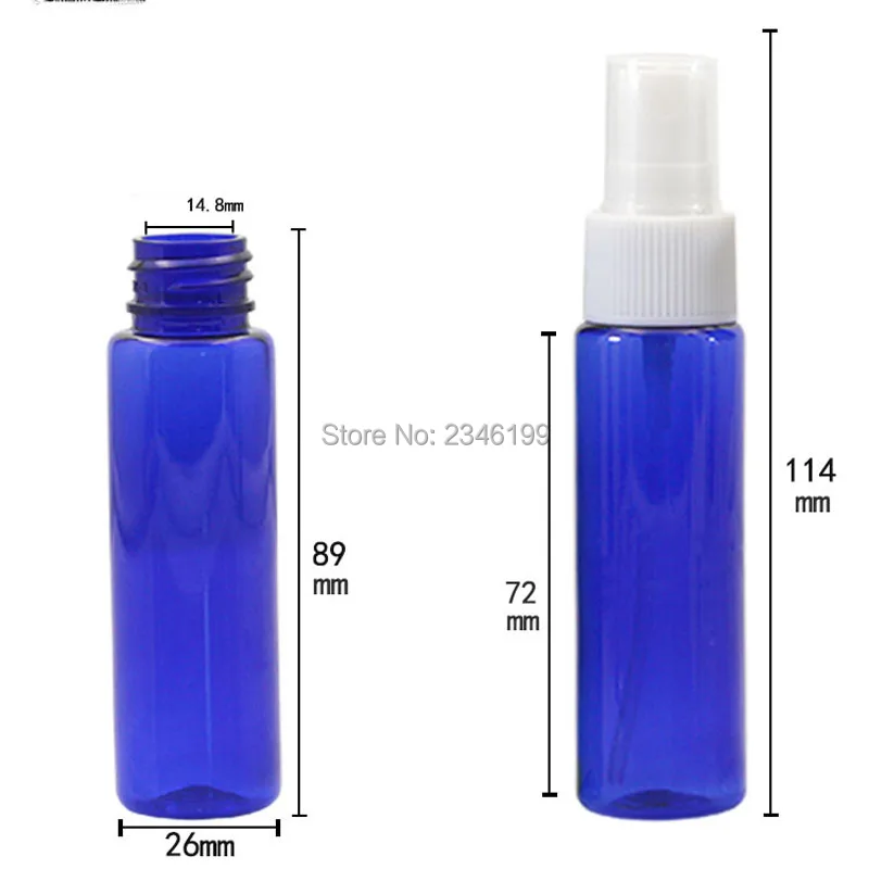 30ml Plastic Bottle Spray Bottle Plastic Spray Container Empty Transparent Plastic Refillable Bottle Cosmetic Pakaging 30g (3)