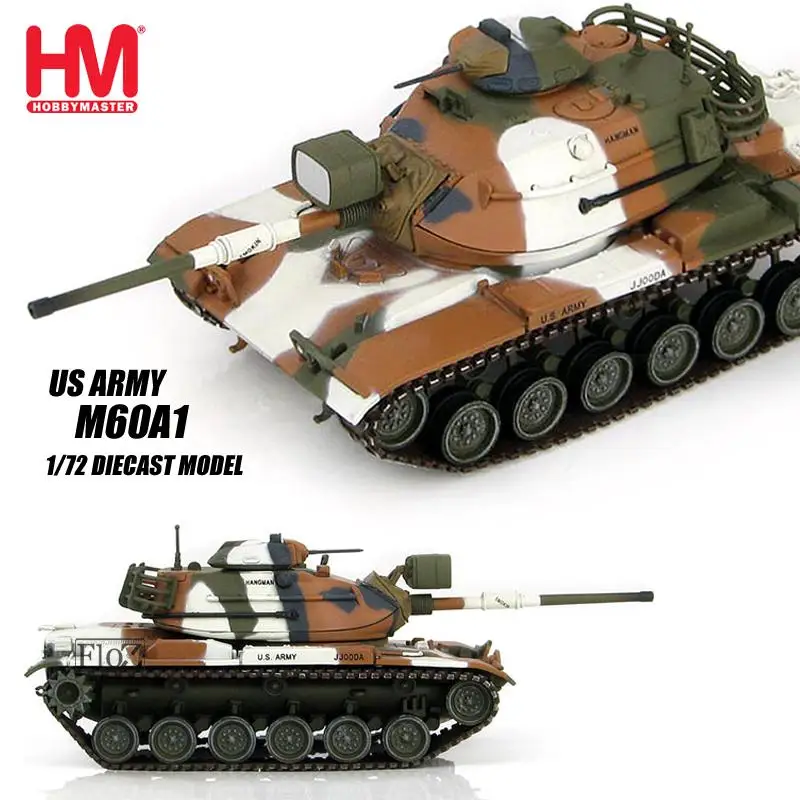 

HM HOBBY MASTER US ARMY M60A1 1/72 DIECAST MODEL FINISHED TANK
