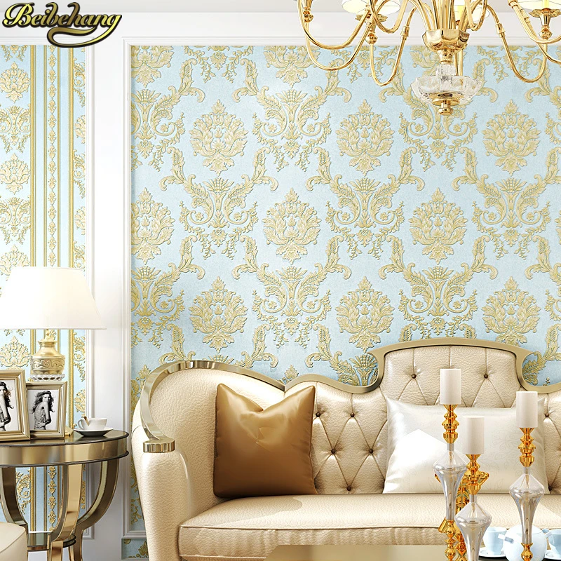 

beibehang papel de parede 3D Precios preciosos Damascus wallpaper for walls background Living Room 3D Wallpapers wall paper roll