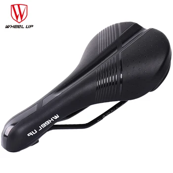 

WHEEL UP Men Mountain Road Bicycle Saddle With Taillight PVC MTB Seat Cushion Bike Parts Velosattel Selle De Velo