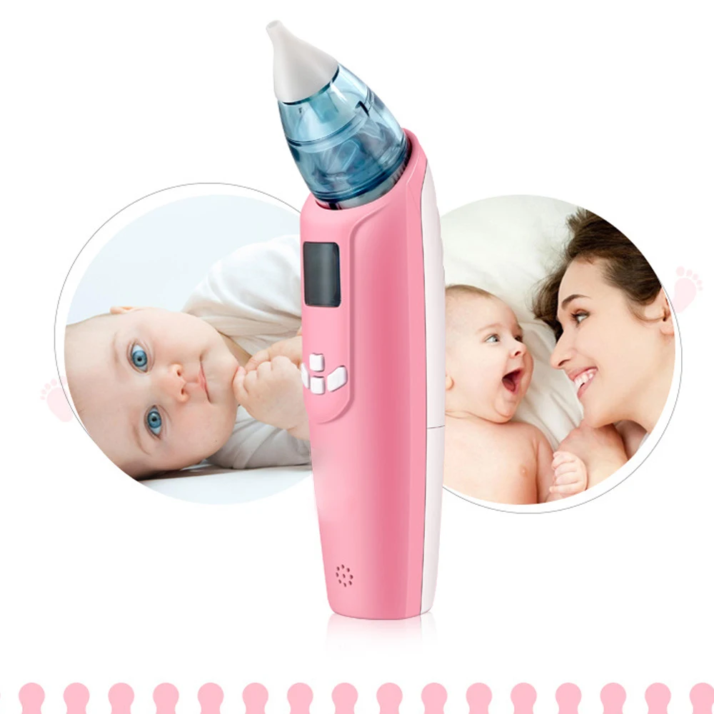 CE FDA Certified Electronic Nasal Aspirator for 1 To 5Years Old Baby, Two Type Probes To Clean Nose Easily electronic nose for robots