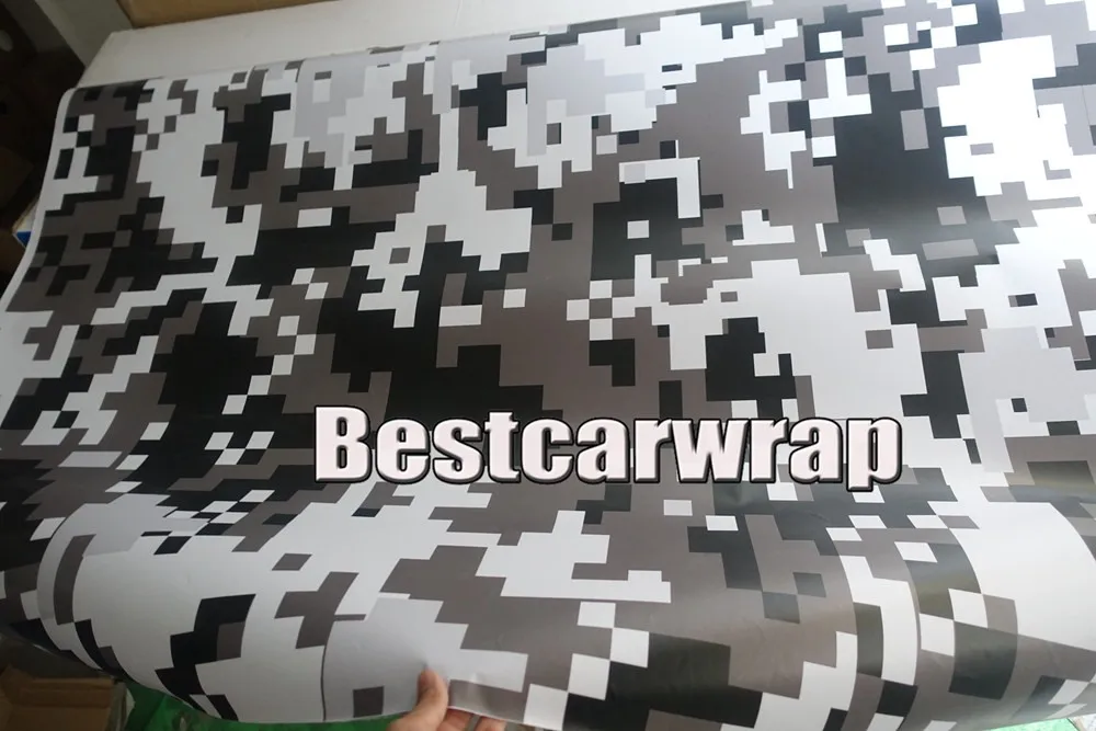 white black camouflage vinyl wrap camo pixel digital mosaics Car auto wrapping film Foile 3M printed matte gloss tuning styling bmw  (9)