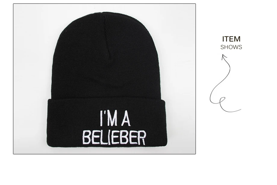 Unisex Winter Beanies For Girls Embroidery Soft And Warm (6)
