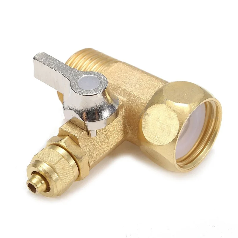 1/2'' To 1/4'' Brass Water Tap RO Feed Ball Valve Faucet Water Filter Reverse Osmosis System for Water Purifier Tap Faucet