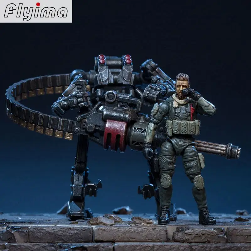

1/25 JOYTOY mecha figure soldiers Asia Pacific Alliance - Alpha Battle (black) Free shipping