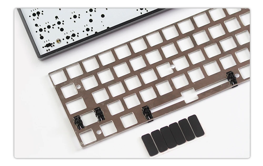 Tada68 diy kit пользовательская механическая клавиатура Вишневый синий гатерон красный переключатель