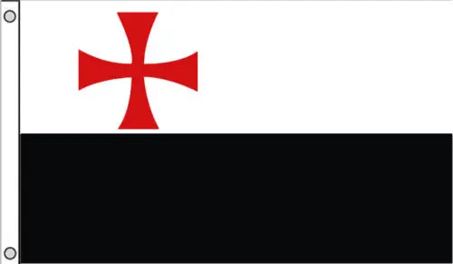 

3FTX5FT Knights Templar Flag Medieval Crusaders flag 100D polyester custom history banner flag