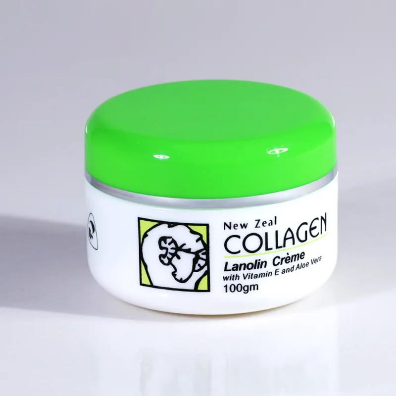 Коллагеновый крем JYP NewZealand Lanolin Увлажняющий дневной для лица с витаминами E и алоэ