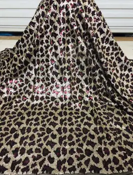 

Wholesale sequins Lace Fabric Pretty Embroidered French Guipure tulle African Lace Fabric High quality