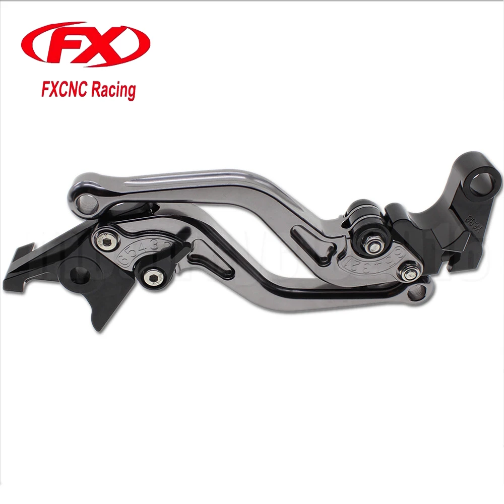 

New Style Aluminum CNC Adjustable Motorcycle Brake Clutch Lever For Yamaha FZ1 FZ6 FZ6R FZ8 XJ6 DIVERSION XSR 700 900 ABS