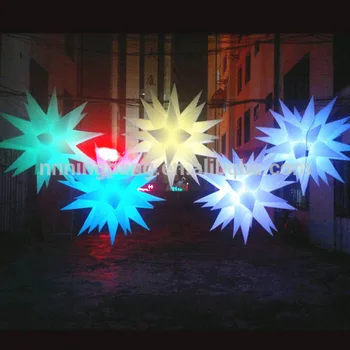 

Free DHL shipping cheap inflatable decoration stars