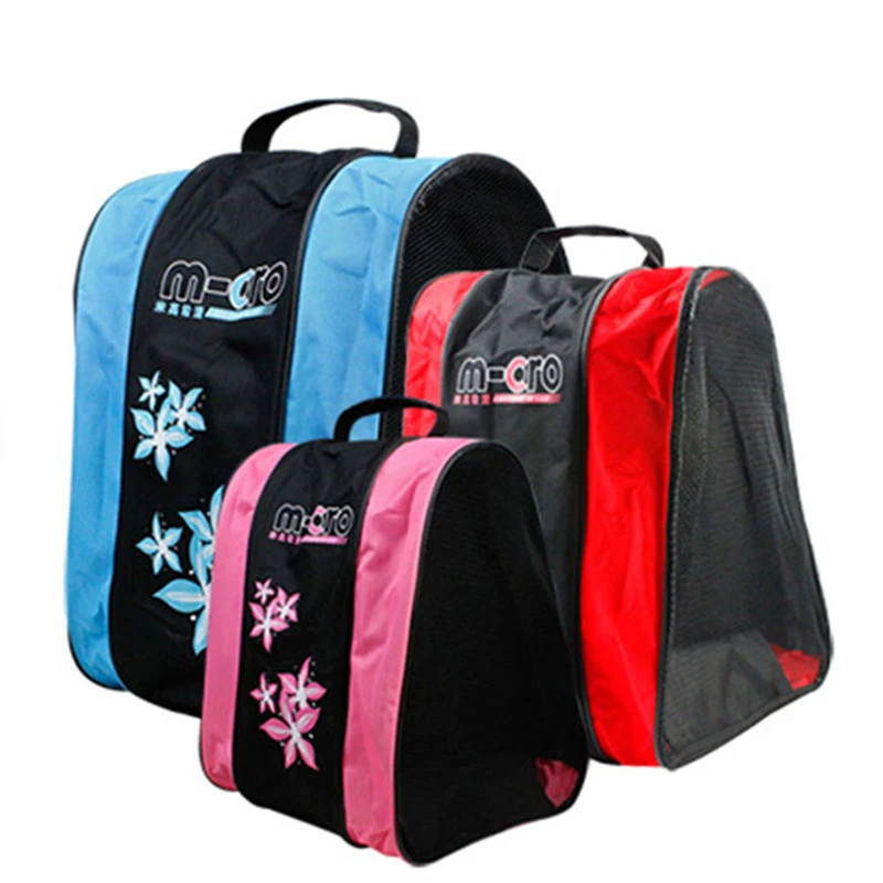 

2018 NEW Kids Adult Ice Inline Roller Skate Shoes Skii Snow Boots Bag Portable Carry Shoulder Bag Big Capacity IB65
