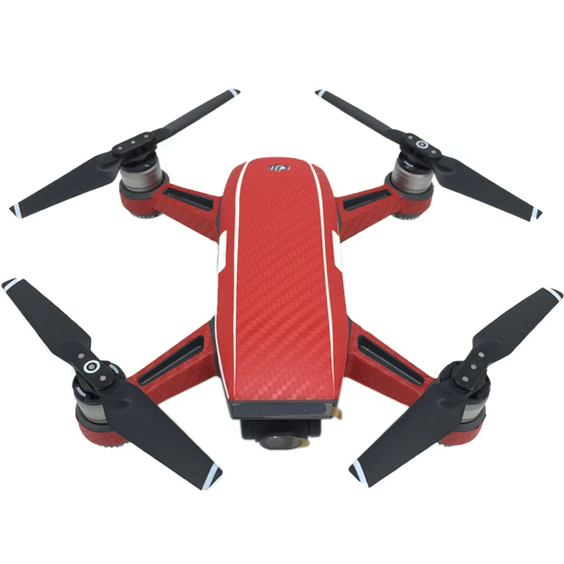 Spark роскошный водонепроницаемый FPV защитный чехол из углеродного волокна для DJI камера Spark наклейки на Дрон запасные аксессуары