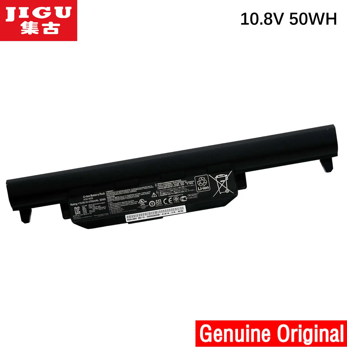 Оригинальный аккумулятор JIGU для ноутбука Asus A45 A55 A75 K45 K55 K75 R400 R500 U57 X45 X55 X75 A32 K55|original
