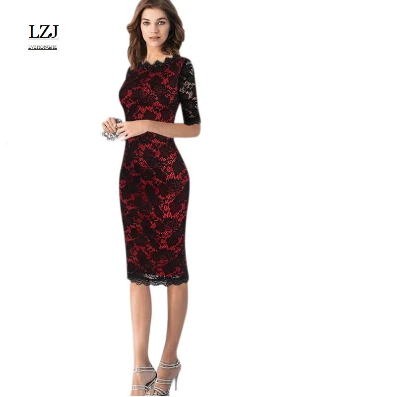 Цена Распродажа Новинка 2017 летние женские платье карандаш куртка Vestidos кружева крючком цветок полые шить карандаш платье плюс размер работа,