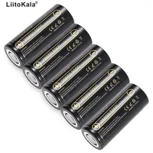 Liitokala bateria recarregável Lii-50A 26650 mah 26650-50a, li-ion 5000 v para lanterna 20a nova embalagem