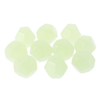 

10Pcs D12 Polyhedral Dices Luminous Blank Dice For RPG MTG