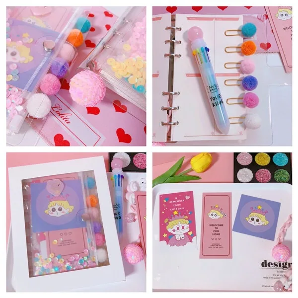 Новинка 2021 Kawaii A6 свободный лист спиральный планер книга To Do It ручная для детей и