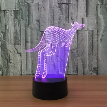 

3d Led Illusion Lamp Usb Power Bank 3d Led Night Light Battery Powered Led Children Table Lamps 7 color change desk lamp
