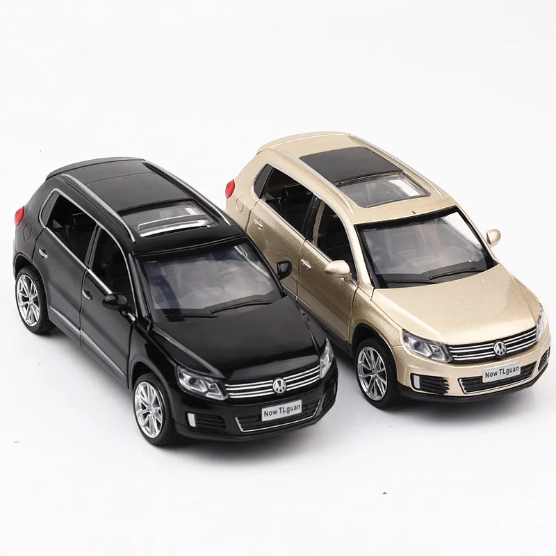 Высокая симуляция 1:32 Tiguan SUV сплав тянущаяся игрушка модель автомобиля