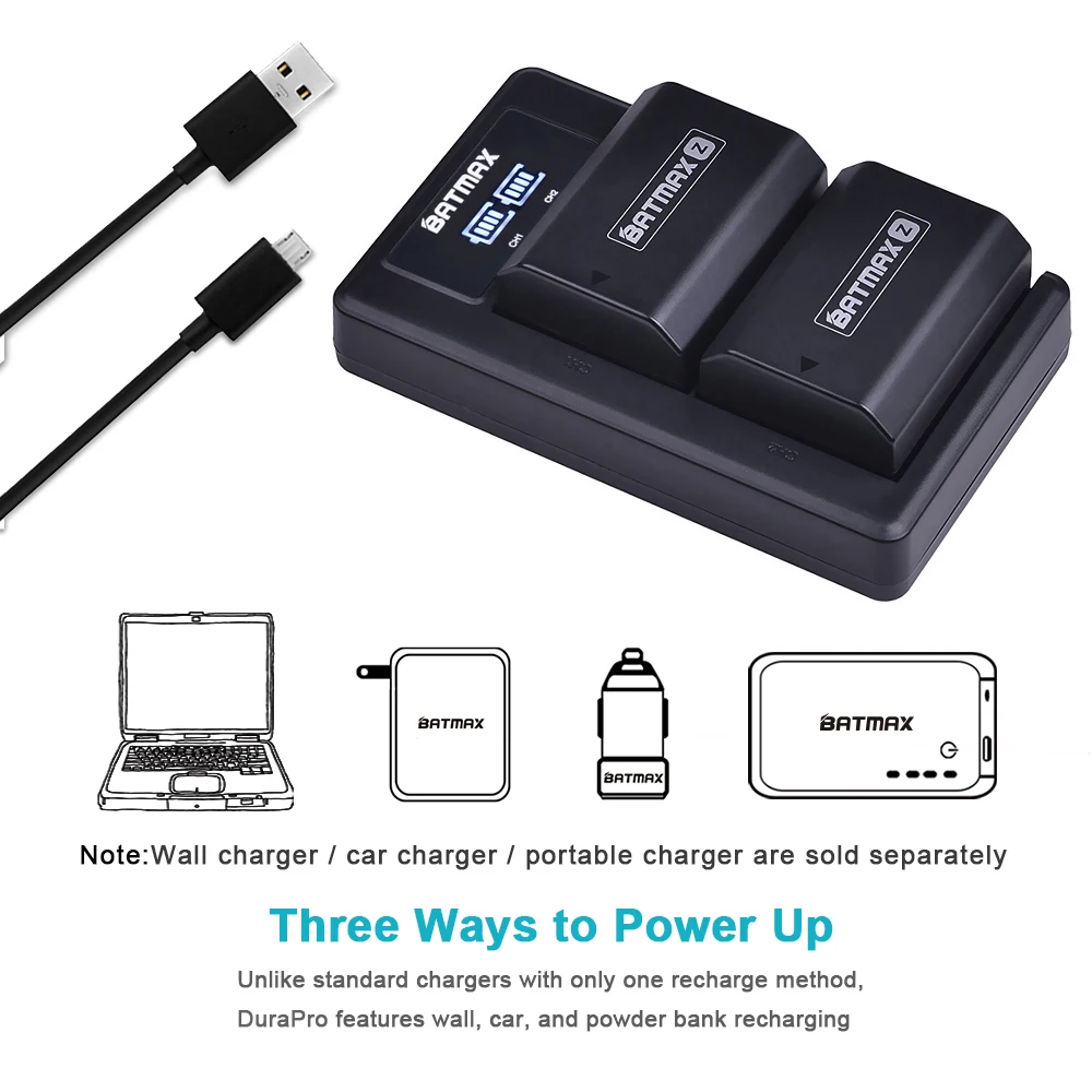 Digital Camera ENEGON NP-FZ100 LCD USB Charger For Sony NP-FZ100