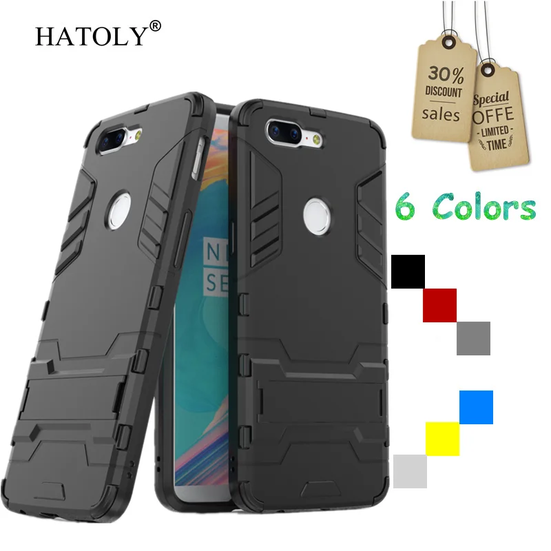 

HATOLY Cover Oneplus 5T Case Rubber Robot Armor Phone Shell Slim Hard Back Phone Case for Oneplus 5T Cover for Oneplus 5T A5010